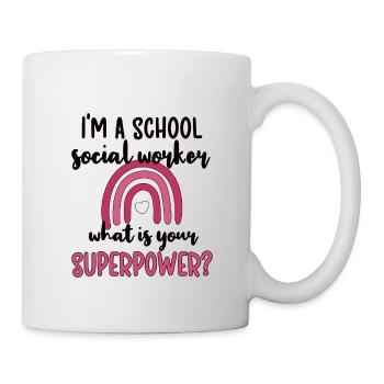 School Social Worker Social Work Social Work - Mug - white - Right