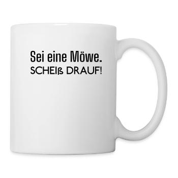 Möwe - Tasse - Weiß - Rechts