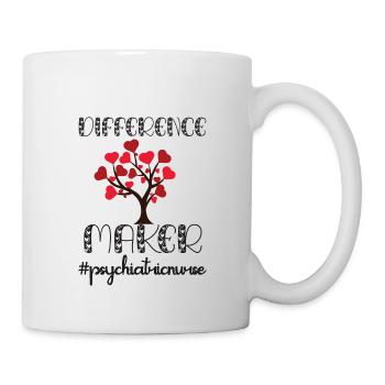 Infirmière psychiatrique Soins psychiatriques - Mug blanc - blanc - Droite