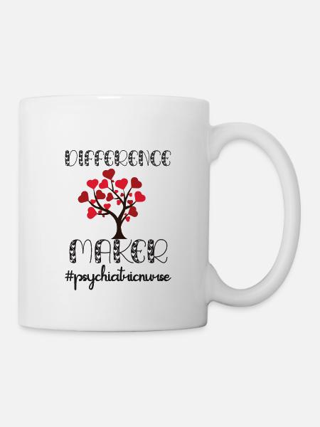 Infirmière psychiatrique Soins psychiatriques - Mug blanc - blanc