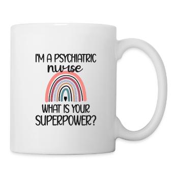 Infirmière psychiatrique Soins psychiatriques - Mug blanc - blanc - Droite