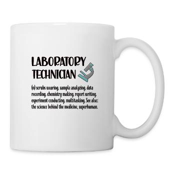 Technicien de laboratoire Technicien médical Technicien de laboratoire Tech de laboratoire - Mug blanc - blanc - Droite