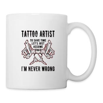 Tattoo Artist Tattoo Artist Tattooed Tattoo - Mug - white - Right