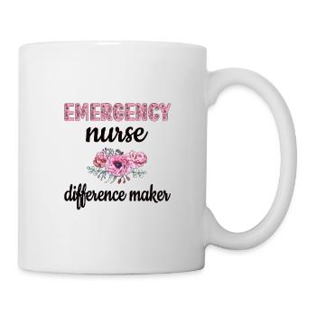 Emergency room nurse emergency nurse - Mug - white - Right