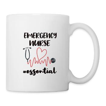 Nurse emergency room emergency nurse - Mug - white - Right