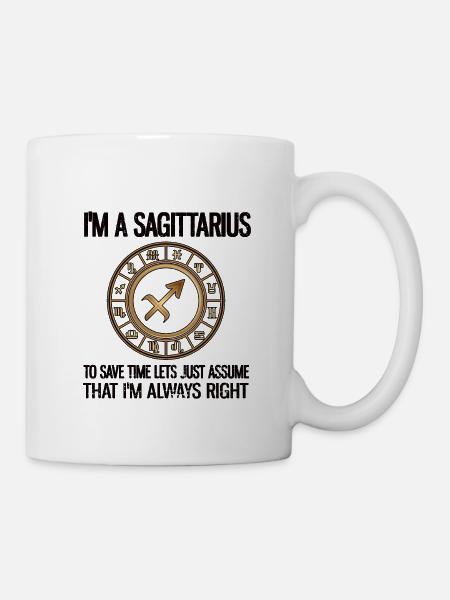 Schütze Signe astrologique Horoscope Zodiaque - Mug blanc - blanc