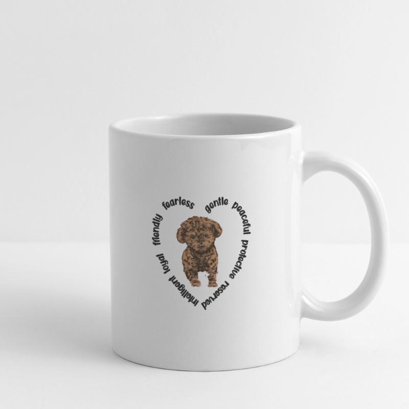 Cavapoo amoureux de chiens Cavoodle Mama Cavapoo Mug blanc