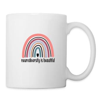 Neurodiversität Autismus ADHS Neurodiversität ASD - Tasse - Weiß - Rechts