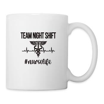 Team Night Shift Nurse Nurse - Mug - white - Right