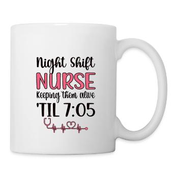 Night shift nurse nurse - Mug - white - Right