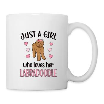 Labradoodle Mädchen Hundebesitzer Labradoodle Mama - Mug - white - Right