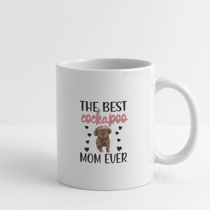 Cockapoo Mama Cockapoo propriétaire amoureux de chien Mug blanc