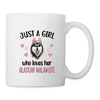 Alaskan Malamute Girl Alaskan Malamute Mom - Mug - white - Right
