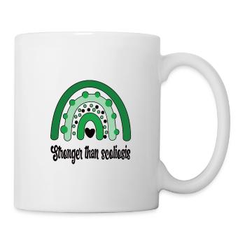Scoliose Combattants Cadeau Scoliose Conscience - Mug blanc - blanc - Droite