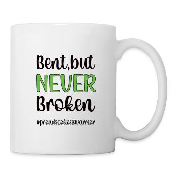 Scoliose Combattants Cadeau Scoliose Conscience - Mug blanc - blanc - Droite