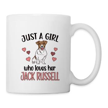 Jack Russell Terrier Girl Jack Russell Mama - Mug - white - Right