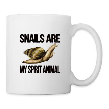 Les escargots cadeau d’escargot gastropoda - Mug blanc - blanc - Droite