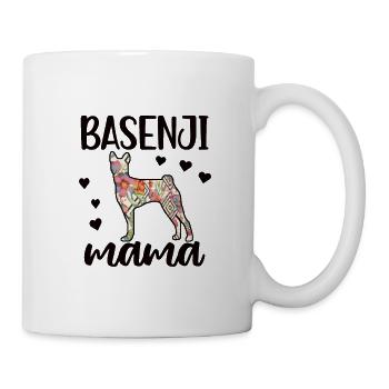 Basenji Mama Basenji Hundebesitzerin Basenji Mom - Tasse - Weiß - Rechts