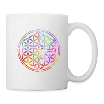 Blume Des Lebens - Look Inside 4 - Tasse - Weiß - Rechts