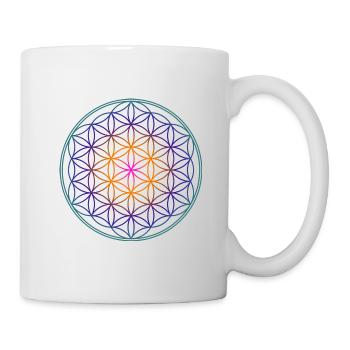 Fleur De La Vie - Solo 4 - Mug blanc - blanc - Droite