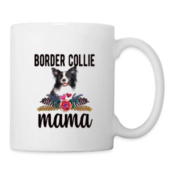 Border Collie Mama Border Collie Hundebesitzerin - Tasse - Weiß - Rechts