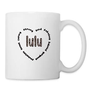 Lulu grand-mère fête des Mères Cadeau Lulu Grand-Mère Mignon - Mug blanc - blanc - Droite