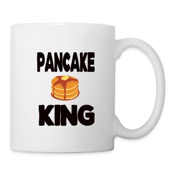 Pancake King Egg Cake Baker Pancakes - Mug - white - Right
