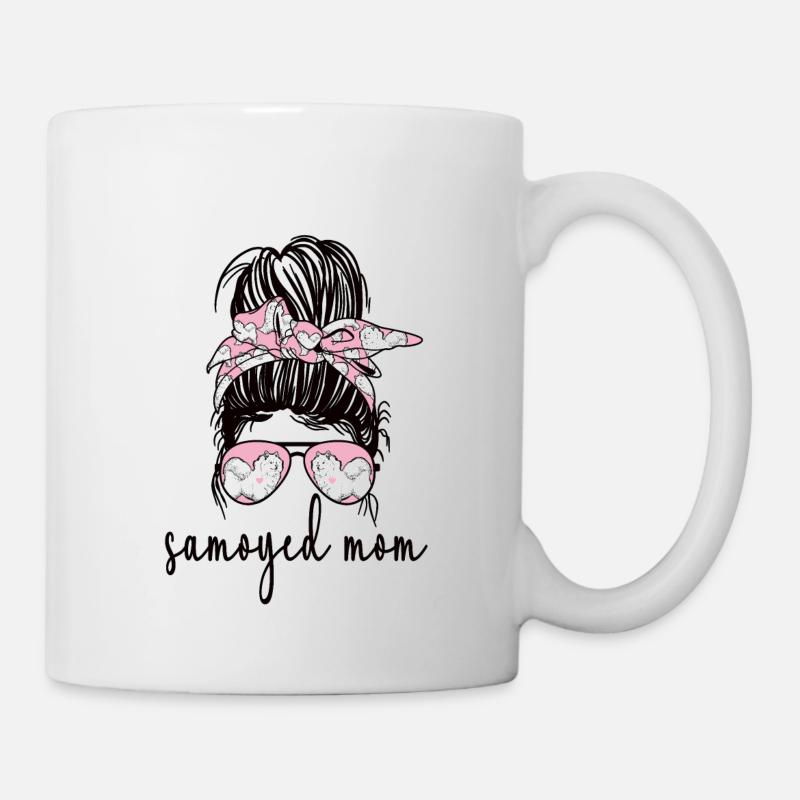 Samojede Mama Samojede Besitzerin Samojede Mom - Tasse - Weiß