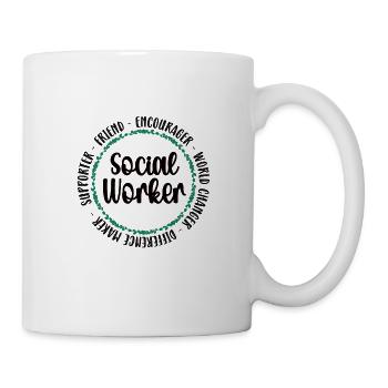 Social Workers Social Work Month Streetworker - Mug - white - Right