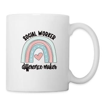 Sozialarbeiter Soziale Arbeit Streetworker Team - Tasse - Weiß - Rechts