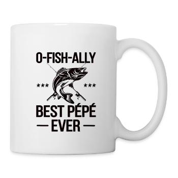 Pepe Grandpa Fisherman Fishing Fishing Pepe Grandfather - Mug - white - Right
