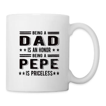 Best Pepe Grandpa Father's Day Pepe Grandpa Papa - Mug - white - Right
