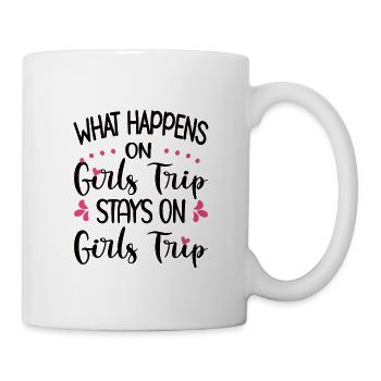 Mädelsurlaub Mädels-Trip Ausflug Mädels-Wochenende - Tasse - Weiß - Rechts