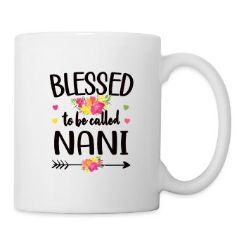 Beste Nani Oma Muttertag Geschenk Nani Großmutter - Tasse - Weiß - Rechts