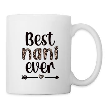 Beste Nani Oma Muttertag Geschenk Nani Großmutter - Tasse - Weiß - Rechts