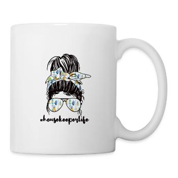 Housekeeper Cleaner Domestic Help Funny - Mug - white - Right