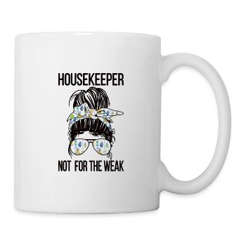 Housekeeper Cleaner Domestic Help Funny - Mug - white - Right