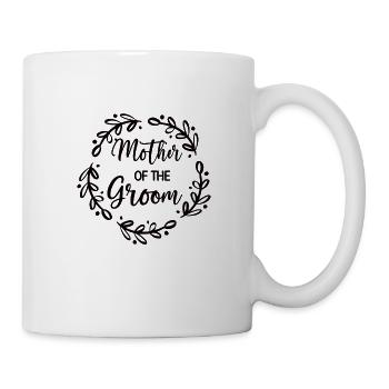 Mère du marié Groom Mama - Mug blanc - blanc - Droite