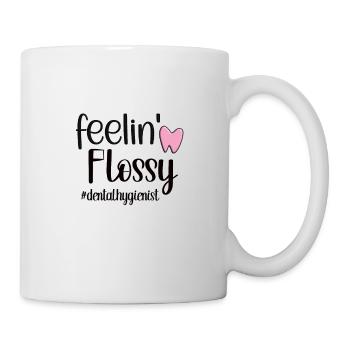 Dental hygienist Dental hygienist Oral hygiene - Mug - white - Right