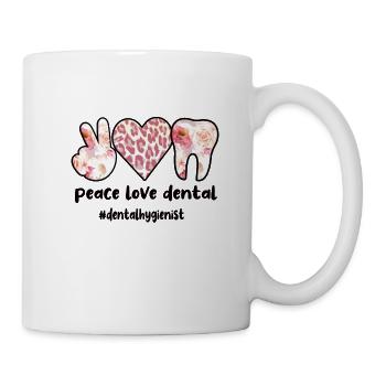 Dental hygienist Dental hygienist Oral hygiene - Mug - white - Right