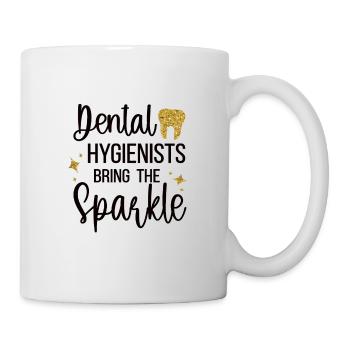 Dental hygienist Dental hygienist Oral hygiene - Mug - white - Right