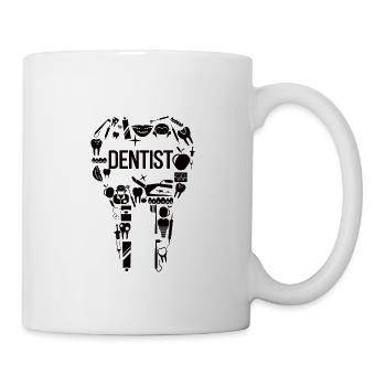 Dentiste Cadeau Dentiste Dentiste - Mug blanc - blanc - Droite