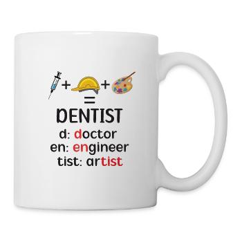 Dentiste Cadeau Dentiste Dentiste - Mug blanc - blanc - Droite