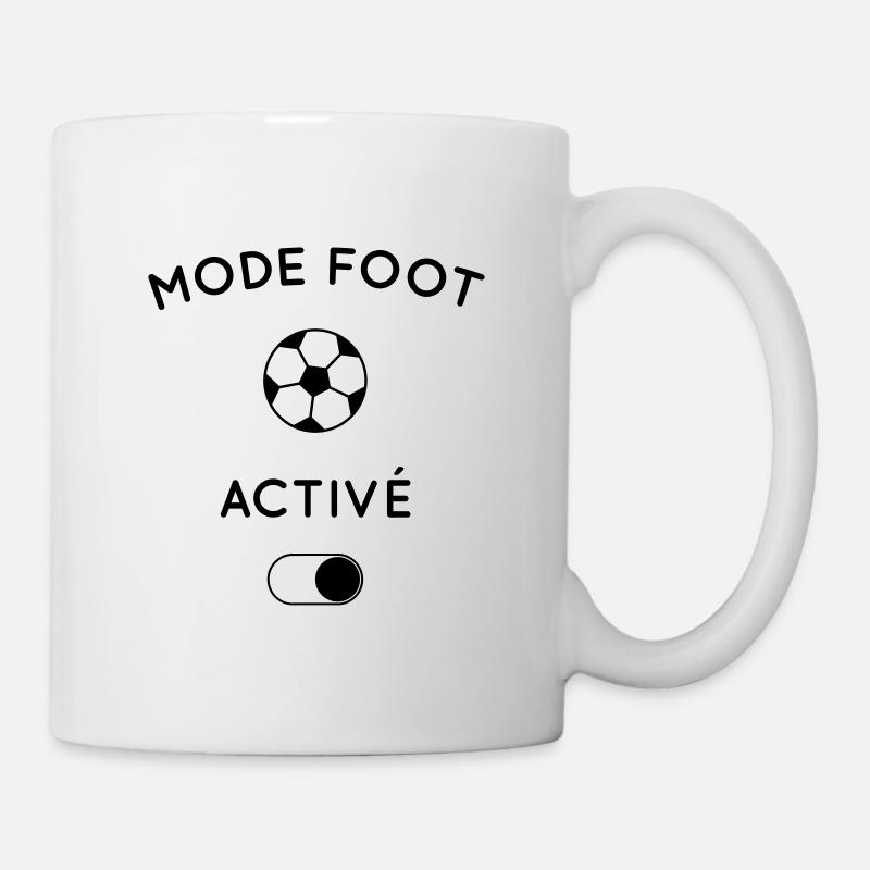 Humour - Mode foot activé - Mug blanc - blanc