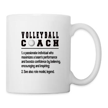 Best Volleyball Coach Volleyball Coach Gift - Mug - white - Right