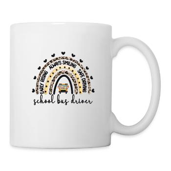 Chauffeur d’autobus scolaire Cadeau Chauffeur d’autobus scolaire - Mug blanc - blanc - Droite