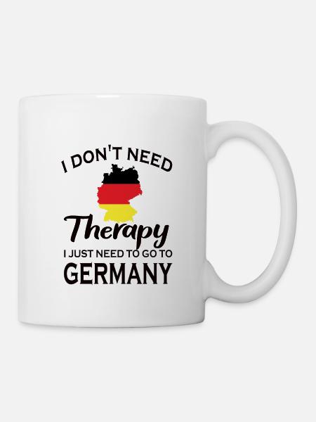 Deutscher Deutschland Herkunft Deutsche Flagge - Tasse - Weiß