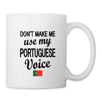 Portuguese Portugal Flag Portuguese roots - Mug - white - Right