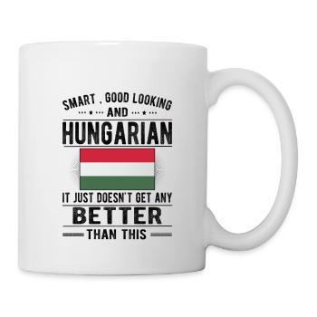 Stolzer Ungar Ungarn Flagge Ungarische Herkunft - Tasse - Weiß - Rechts