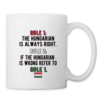 Stolzer Ungar Ungarn Flagge Ungarische Wurzeln - Tasse - Weiß - Rechts